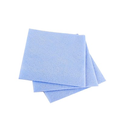 Салфетки вискозные 1-слойные голубые