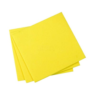 Салфетки вискозные 1-слойные желтые