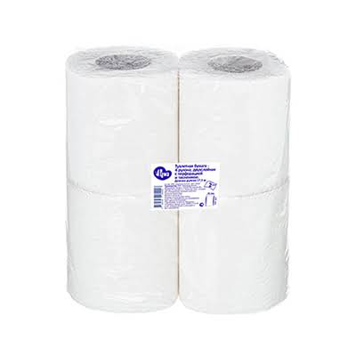 Туалетная бумага двухслойная со стикером