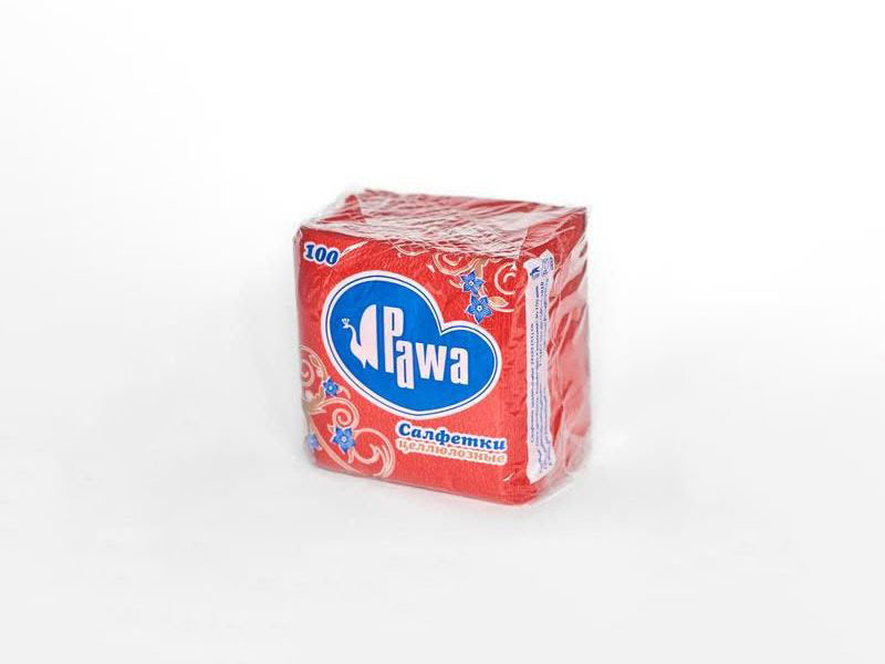 Производство бумажных салфеток Pawa для оптовых клиентов